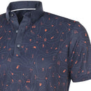 Galvin Green Miro V8+ Polo Shirt - Navy/Orange