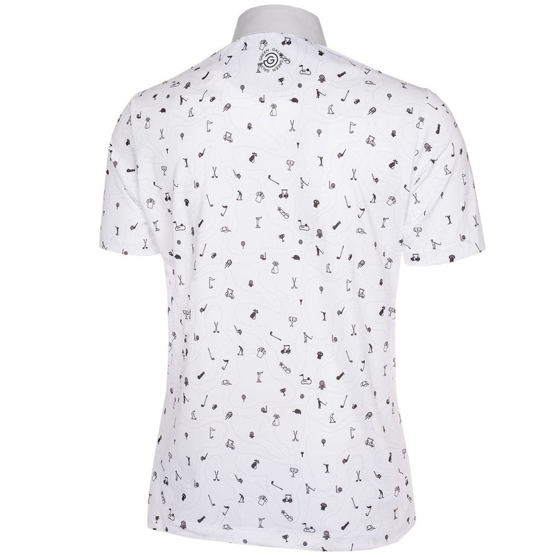 Galvin Green Miro V8+ Polo Shirt - White/Black