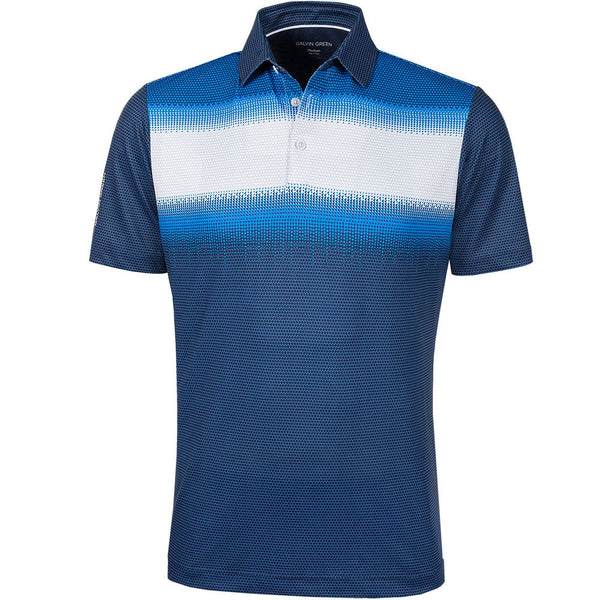 Galvin Green Mirca Ventil8+ Polo Shirt - Navy/White/Blue