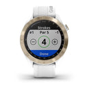 Garmin Approach S40 GPS Watch - White/Gold