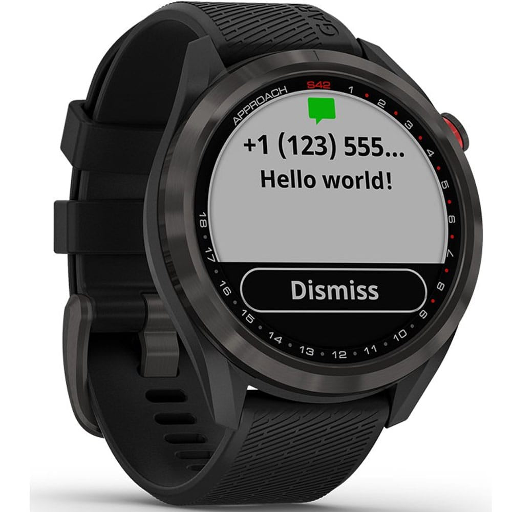 Garmin Approach S42 Golf GPS Watch - Black | Affordable Golf