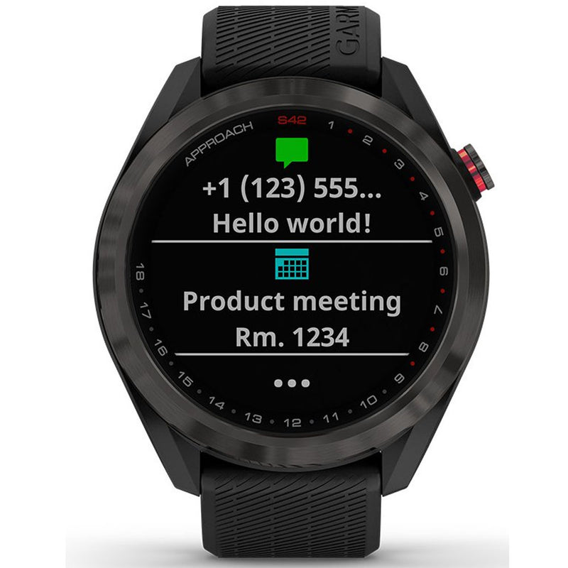 Garmin Approach S42 Golf GPS Watch Black