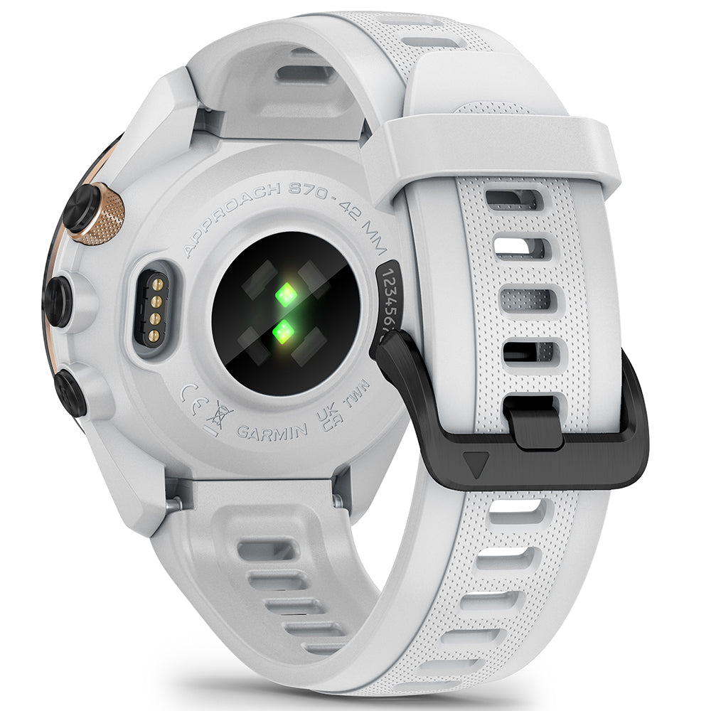 Garmin Approach S70 Golf GPS Smart Watch White