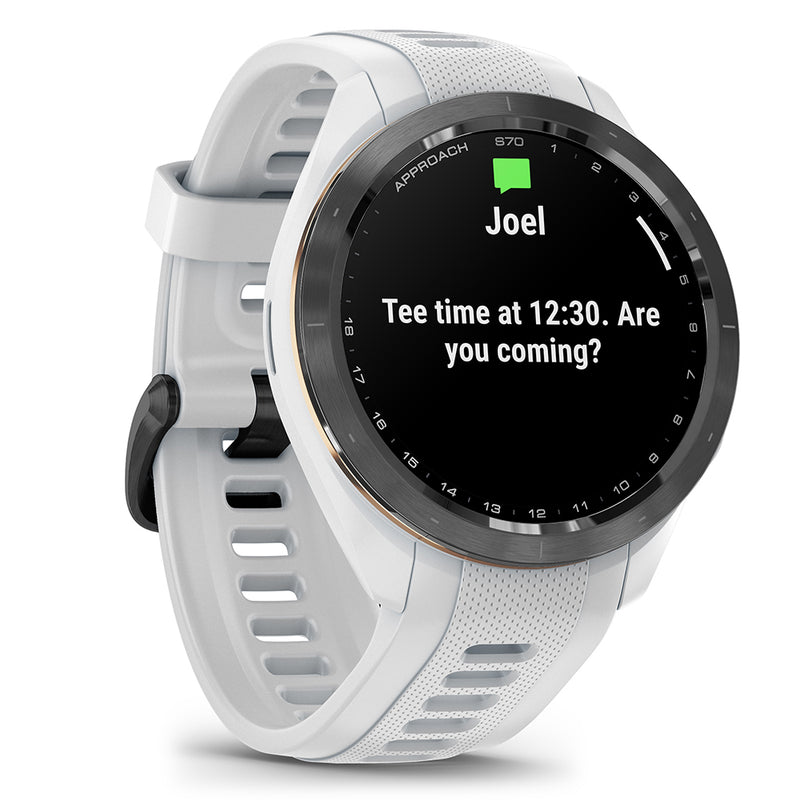 Garmin Approach S70 Golf GPS Smart Watch - White