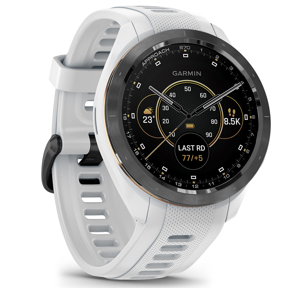 Garmin Approach S70 Golf GPS Smart Watch White