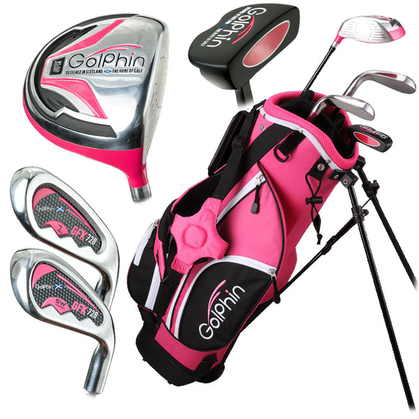 GolPhin GFK 728 Junior 5-Piece Package Set (Ages 7-8) - Pink