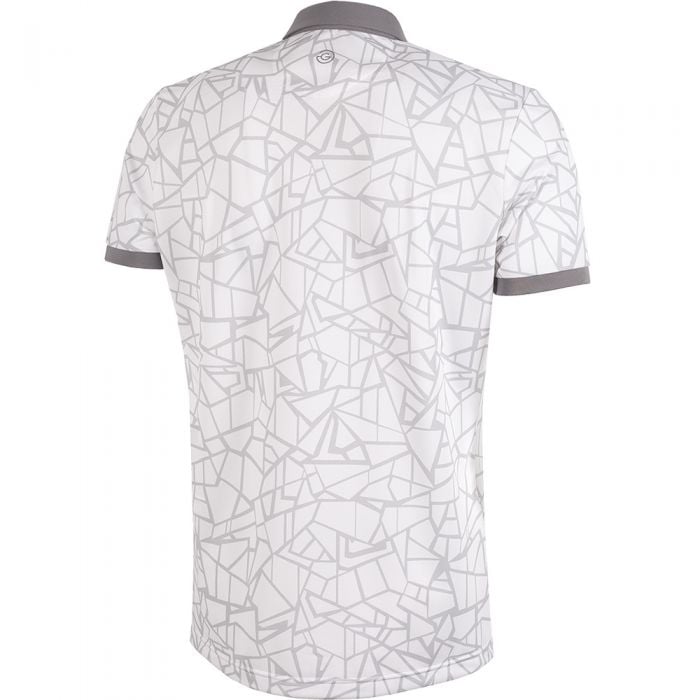 Galvin Green Markell Polo Shirt - White/Light Grey