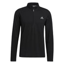 adidas 3 Stripe 1/4 Zip Midlayer - Black