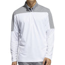 adidas UPF Lightweight 1/4 Zip Midlayer- White