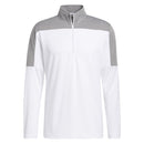 adidas UPF Lightweight 1/4 Zip Midlayer- White