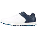 Skechers Go Golf Pivot Spikeless Waterproof Shoes - White/Navy