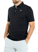 Good Good Golf Fade Polo - Black/White
