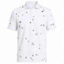Under Armour ArmourDry Printed Polo Shirt - White/Rack Green/Black