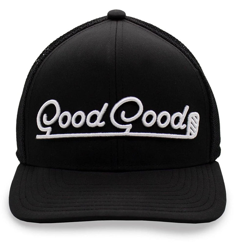 Good Good Golf  The Elite Trucker Hat - Black