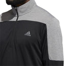 adidas UPF Lightweight 1/4 Zip Midlayer- Black