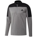 adidas UPF Lightweight 1/4 Zip Midlayer - Grey Three