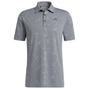 adidas Night Camo-Print Primegreen Polo Shirt - Grey Three Mel/Crew Navy