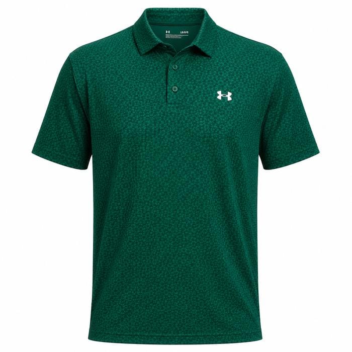 Under Armour T2G Printed Polo Shirt - Campus Ivy/White