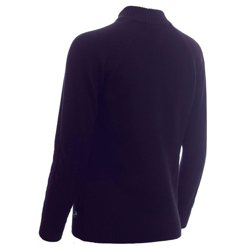 Green Lamb GIGI Superwool Half Zip Sweater - Navy