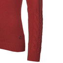 Green Lamb GIGI Superwool Half Zip Sweater - Watermelon