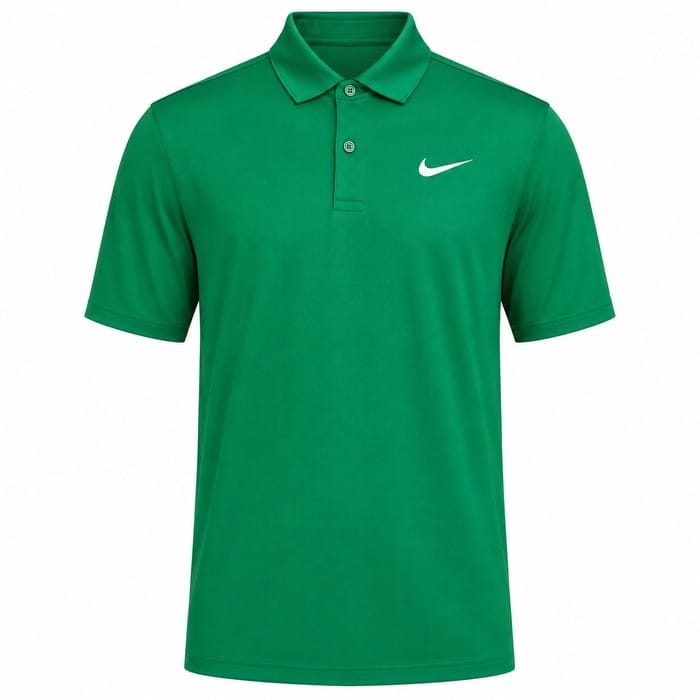 Nike Dri-Fit Velocity Solid Polo Shirt - Malachite/White