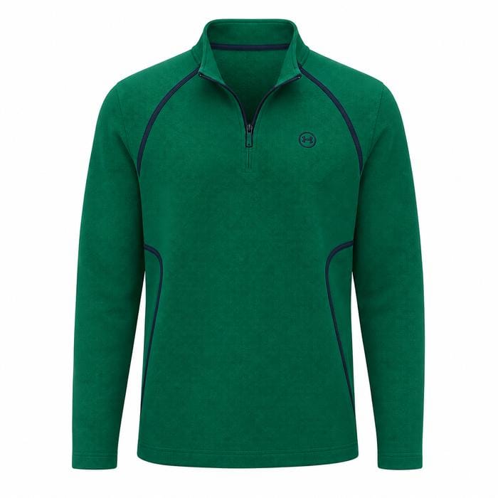 Under Armour Drive Midlayer 1/4 Zip Pullover - Campus Ivy/Midnight Navy