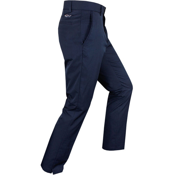 Greg Norman by ProQuip Flat Front 5-Pocket Trousers - Navy