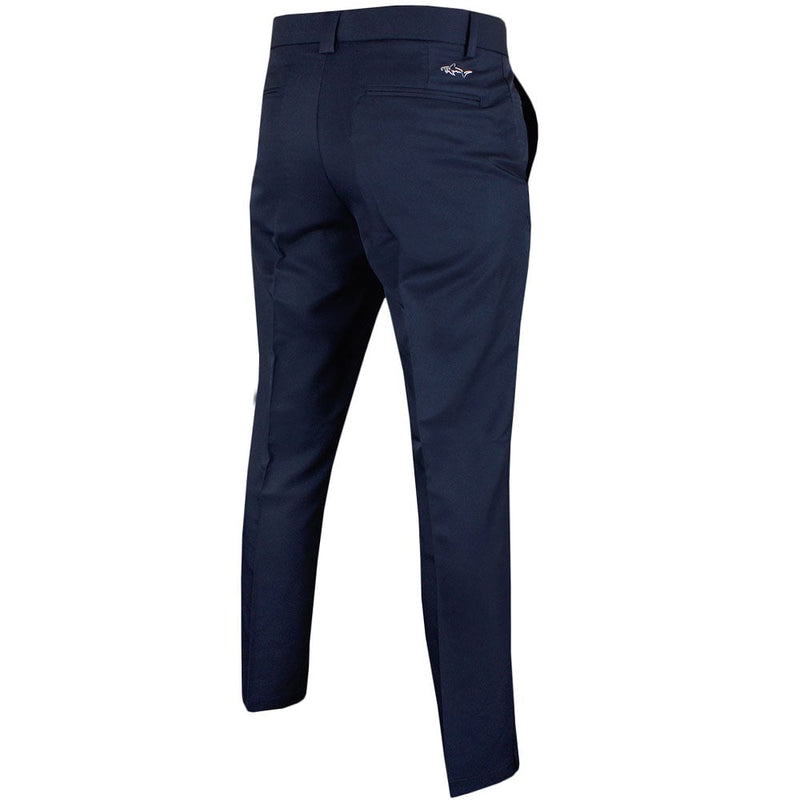 Greg Norman by ProQuip Flat Front 5-Pocket Trousers - Navy