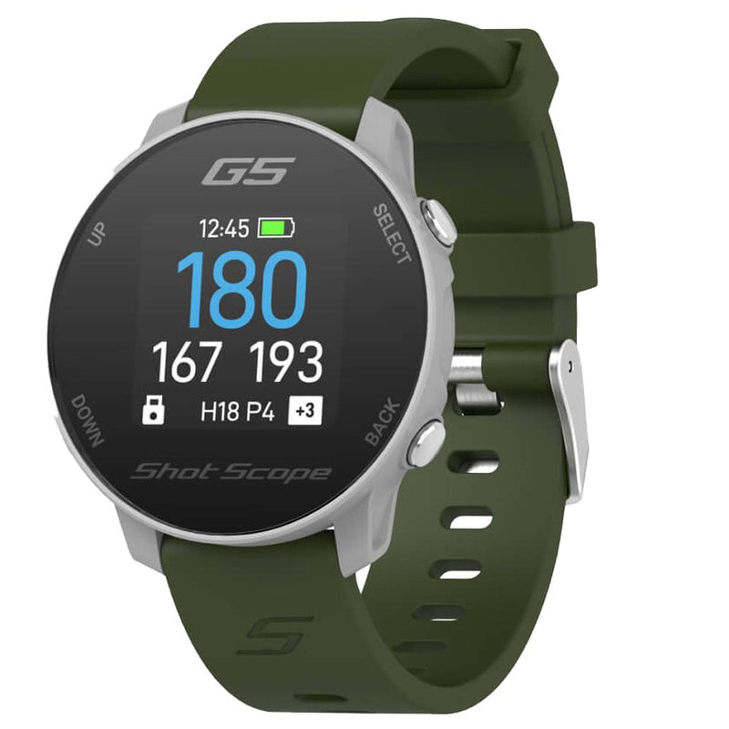Shot Scope G5 Golf GPS Watch - Grey