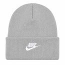 Nike Peak Beanie - Dk Grey Heather/White