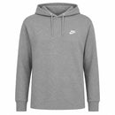 Nike Club Knit Hoodie - Dk Grey Heather/Lt Smoke Grey/ White