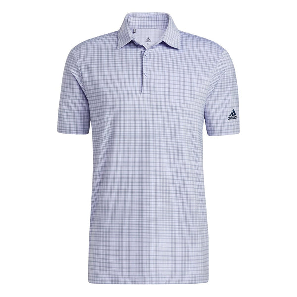 adidas Ultimate365 Allover Print Primegreen Polo Shirt - Violet Tone/Crew Navy