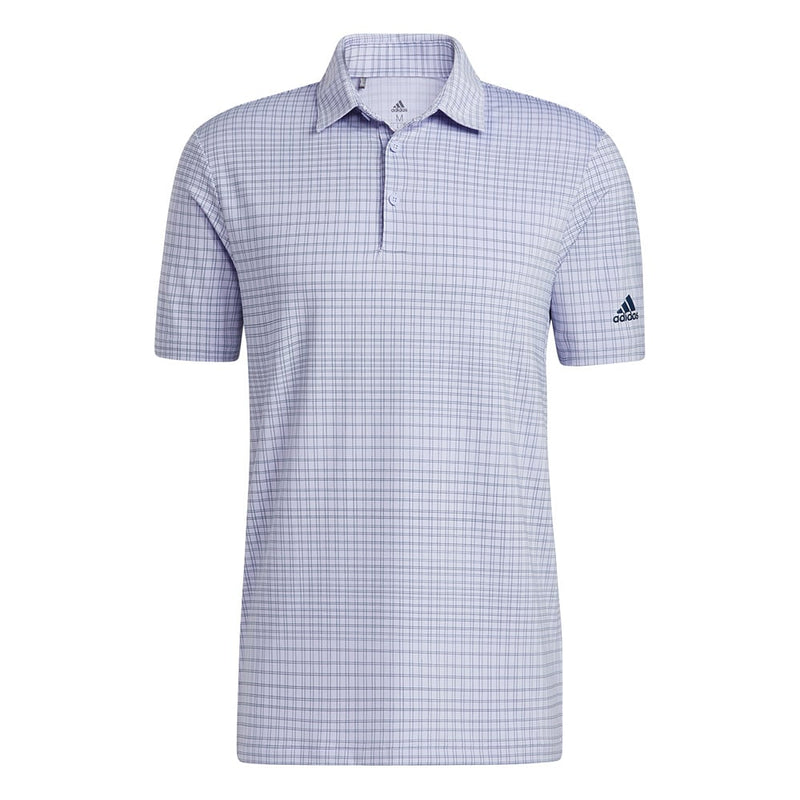 adidas Ultimate365 Allover Print Primegreen Polo Shirt - Violet Tone/Crew Navy