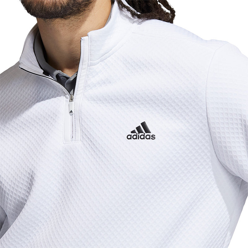 adidas DWR 1/4 Zip Pullover - White