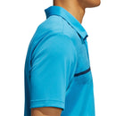 adidas Chest Print Polo Shirt - Sonic Aqua