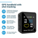 Shot Scope H4 Handheld GPS Rangefinder - Black