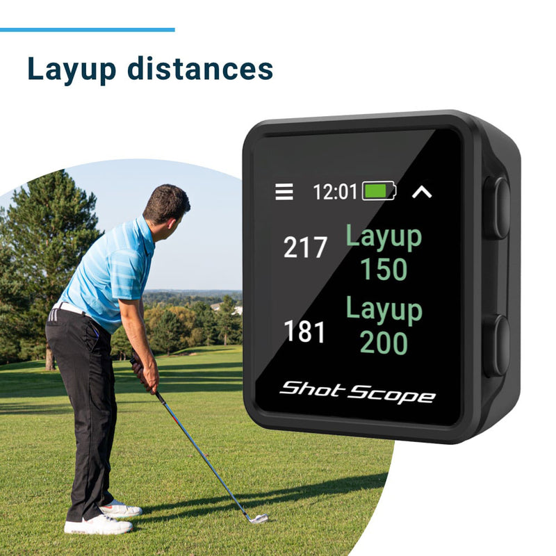 Shot Scope H4 Handheld GPS Rangefinder - Black