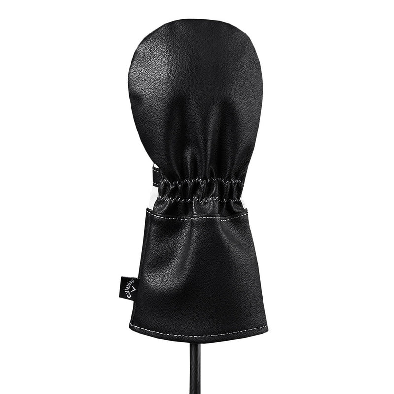 Callaway Vintage Synthetic Leather Fairway Headcover - Black/White