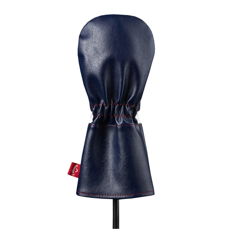 Callaway Vintage Synthetic Leather Fairway Headcover - Navy/White/Red
