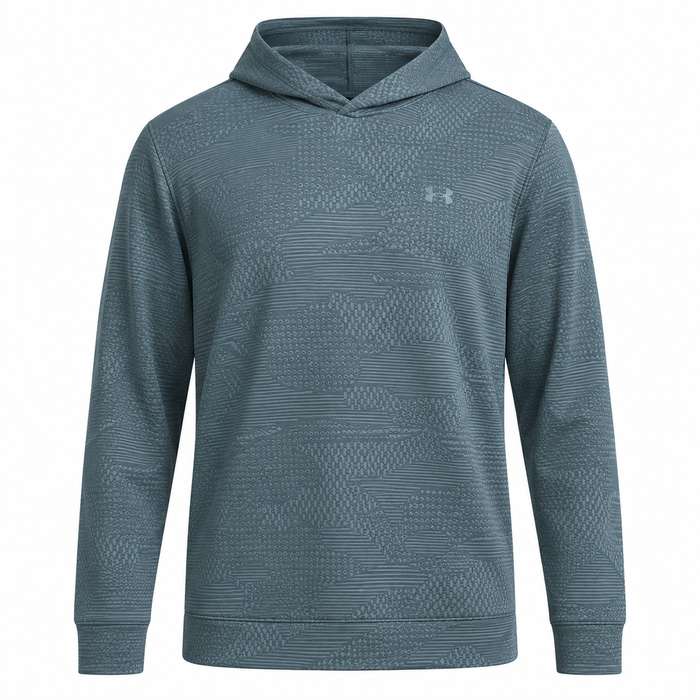 Under Armour Drive Midlayer Jacquard Hoodie - Jasper Blue
