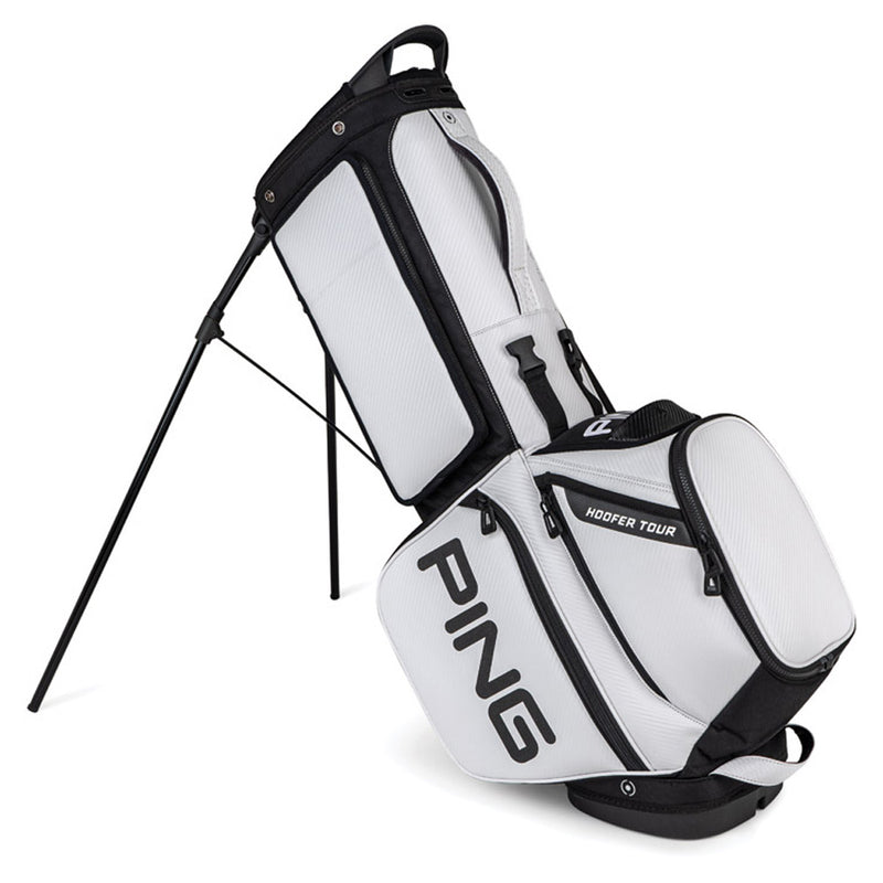 Ping Hoofer Tour Stand Bag White Black 5-Way Divide Dual