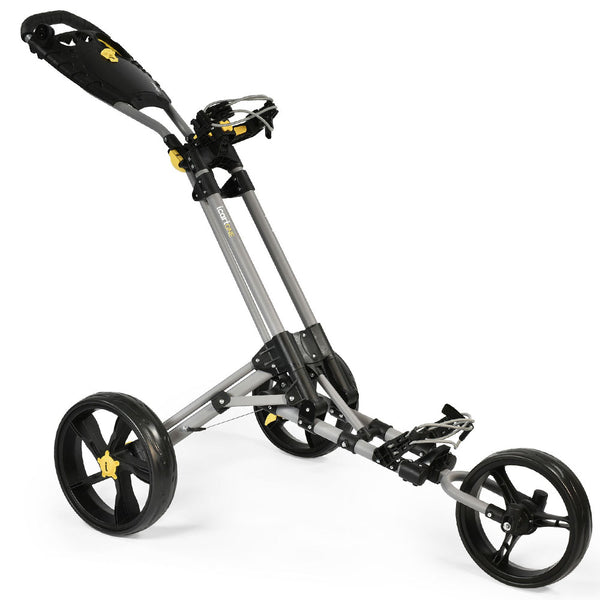 iCart One 3-Wheel Push Trolley - Grey/Black