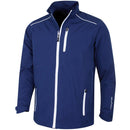 Island Green Waterproof Full Zip Jacket - Dark Navy/White
