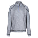Island Green Junior Performance Top Layer - Grey Marl/Black