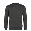 Island Green Supersoft Fine Knit V Neck Sweater - Dark Charcoal