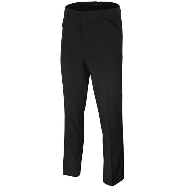 Island Green Tapered Stretch Trousers - Black