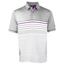 Island Green Sublimated Polo Shirt - Grey