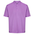 Island Green Essential Pique Polo Shirt - Mulberry