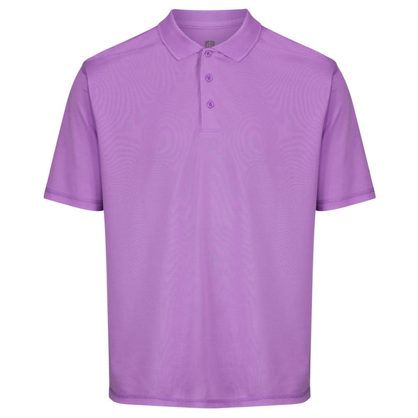 Island Green Essential Pique Polo Shirt - Mulberry