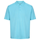 Island Green Essential Pique Polo Shirt - Turquoise